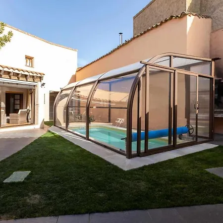 Casa Ernesto. Piscina Climatizada, Porche Y Garaje サモラ