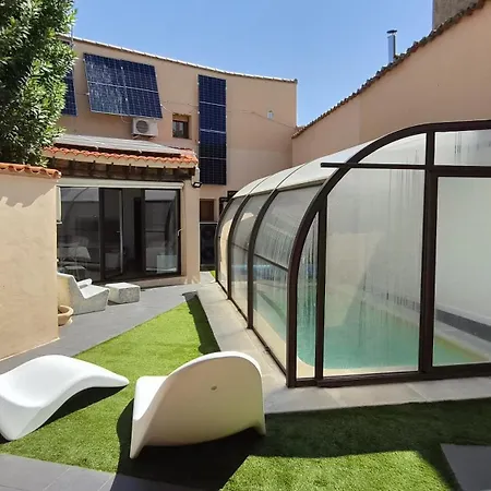 別荘 Casa Ernesto. Piscina Climatizada, Porche Y Garaje サモラ