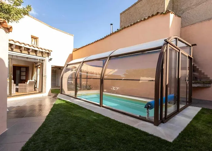 別荘 Casa Ernesto Piscina Climatizada, Porche Y Garaje サモラ